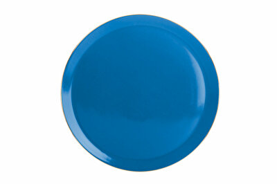 Porland Morocco Mavi Düz Tabak 32cm
